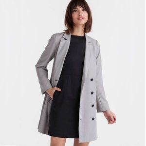 Vetta Convertible The Belted Blazer Dress in Grey